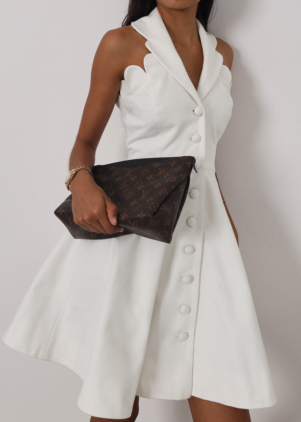 Tula Elegant Resort Denim Dress | White – VITA GRACE