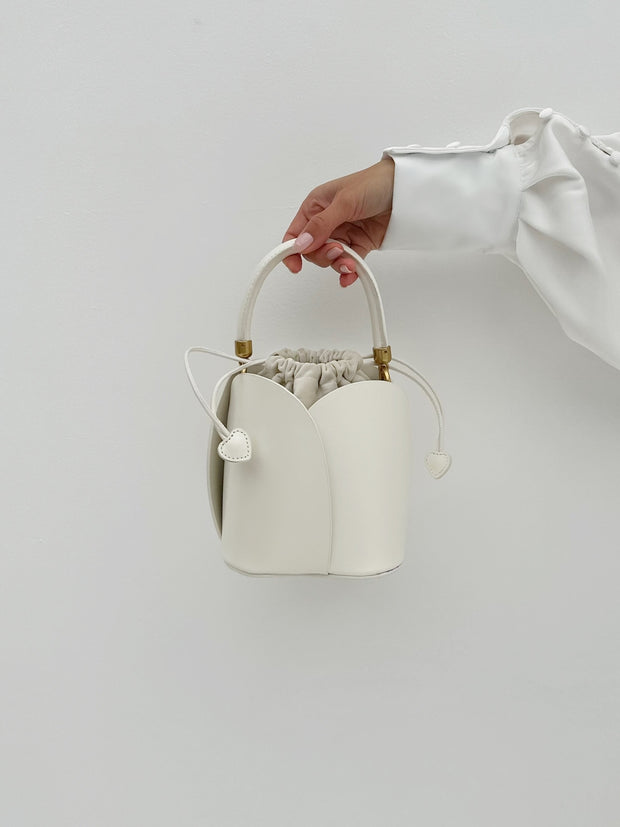 White Handle Bag Vita Grace