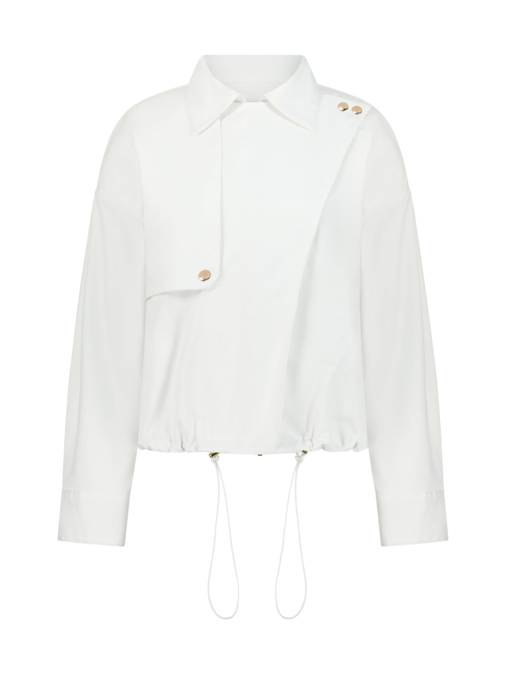 Everyday Chic Cotton Jacket | White