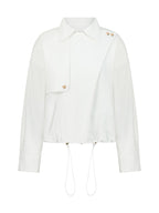 Everyday Chic Cotton Jacket | White
