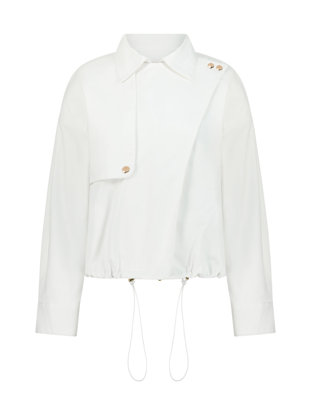 Everyday Chic Cotton Jacket | White