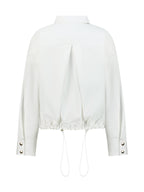 Everyday Chic Cotton Jacket | White