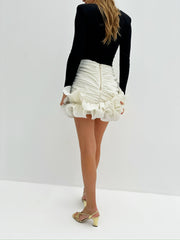Shante Frill Mini Skirt 