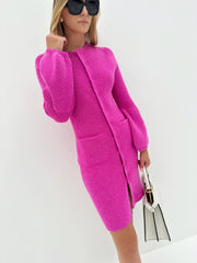 Pink Knitted Dress Vita Grace