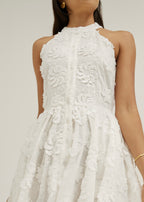 Allessia Floral Day Dress | White