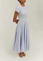 Leilani Stripe Dream Dress | Pastel Blue