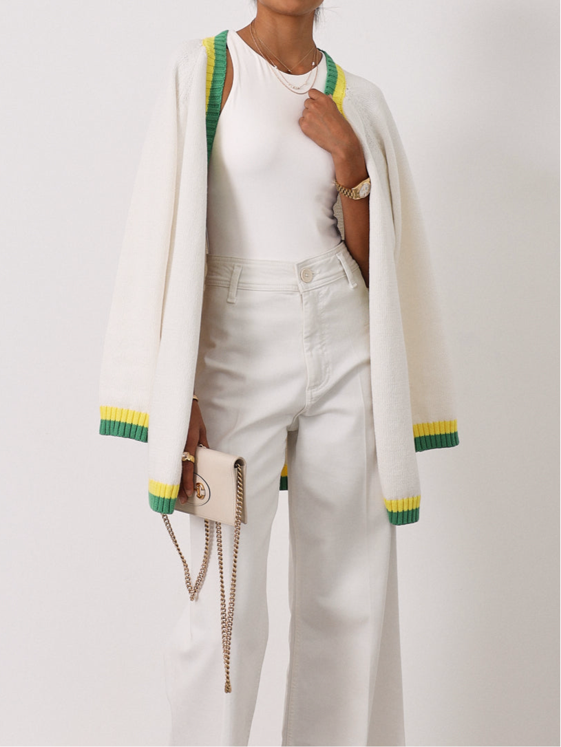 Palm Beach Throw On Cardigan | Cream