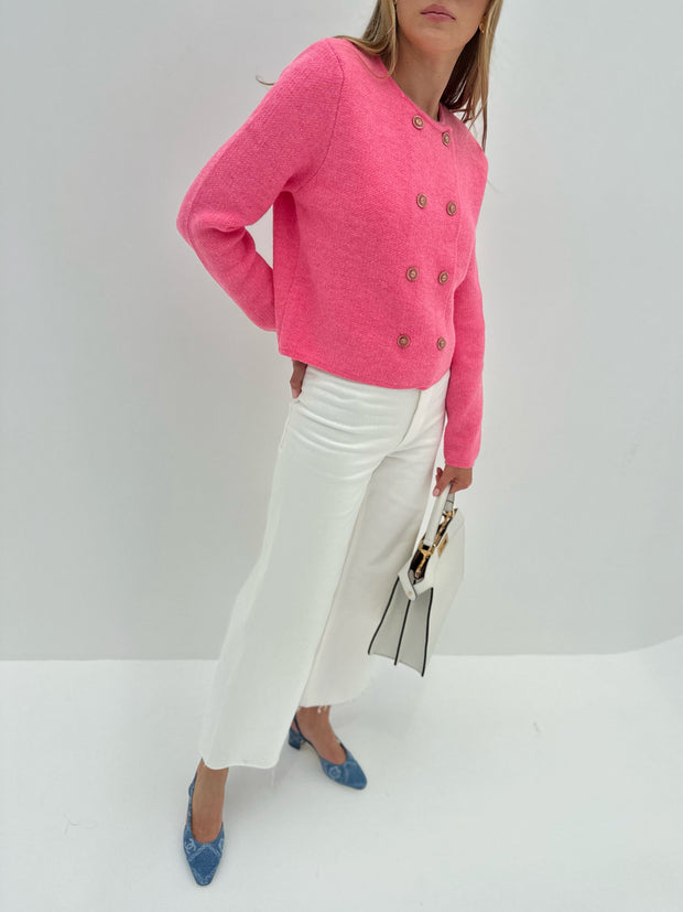Pink Cardigan 