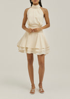 Alianna Linen Elevate Resort Dress | Sand