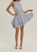 Alianna Striped Elevate Dress | Blue/White