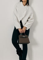 Amber Oversize Wool Jacket | Cream