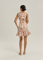 Anna Floral Button Up Dress | Pink