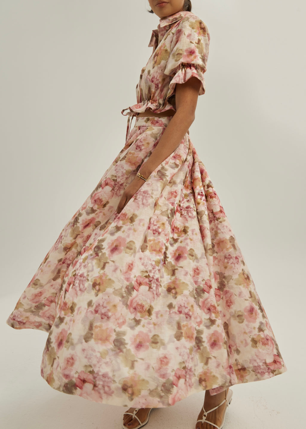 Anna Floral Dream Skirt | Pink