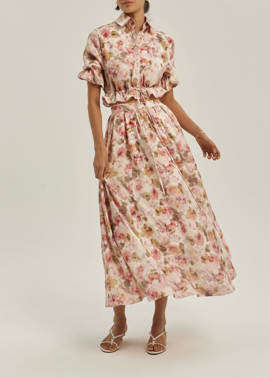 Anna Floral Dream Skirt | Pink