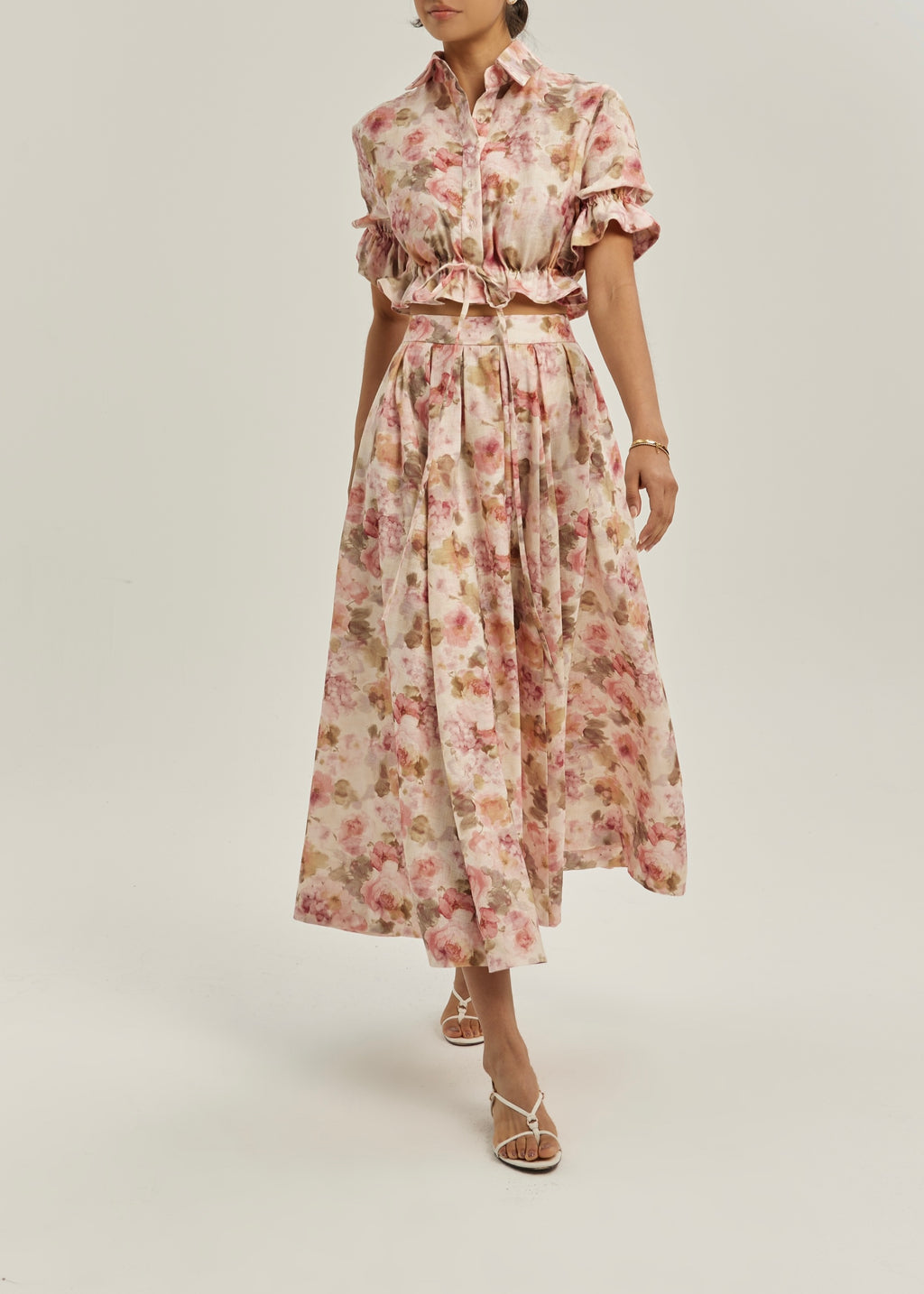 Anna Floral Dream Skirt | Pink