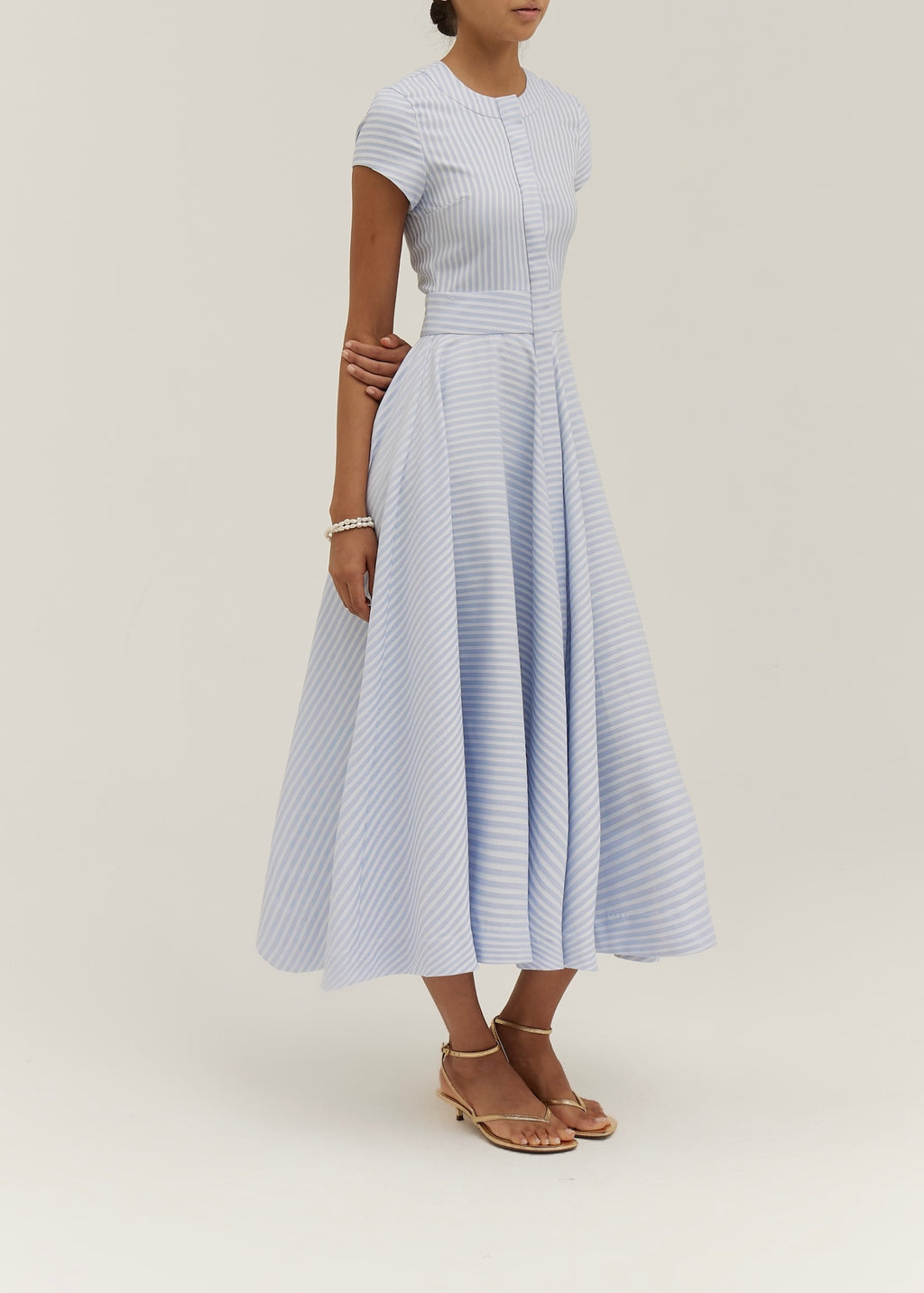Leilani Stripe Dream Dress | Pastel Blue