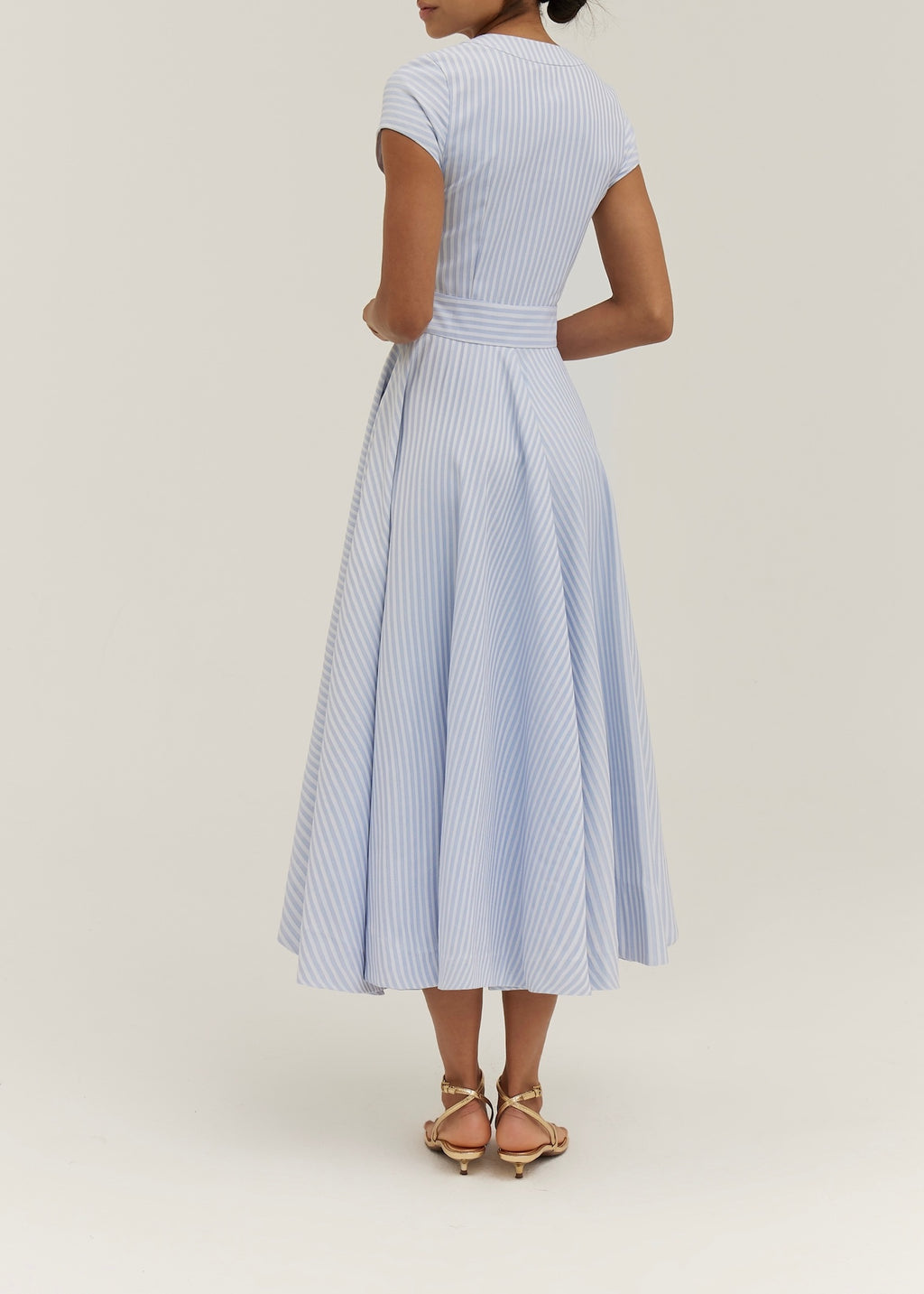 Leilani Stripe Dream Dress | Pastel Blue