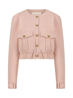 Callie Bomber Jacket | Dusky Pink