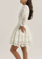 Camille Cutwork Dream Dress | White