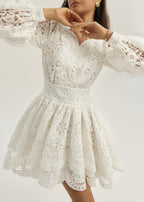 Camille Cutwork Dream Dress | White