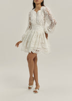 Camille Cutwork Dream Dress | White