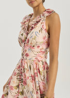 Charmaine Floral Maxi Dress | Pink Mix