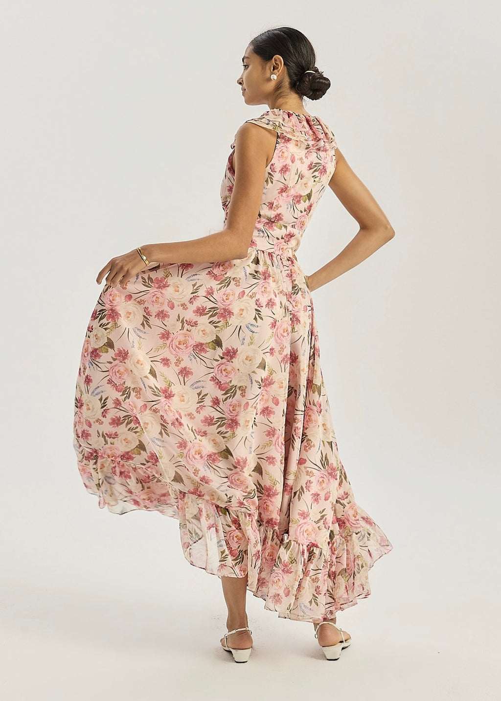 Charmaine Floral Maxi Dress | Pink Mix