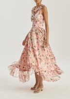 Charmaine Floral Maxi Dress | Pink Mix