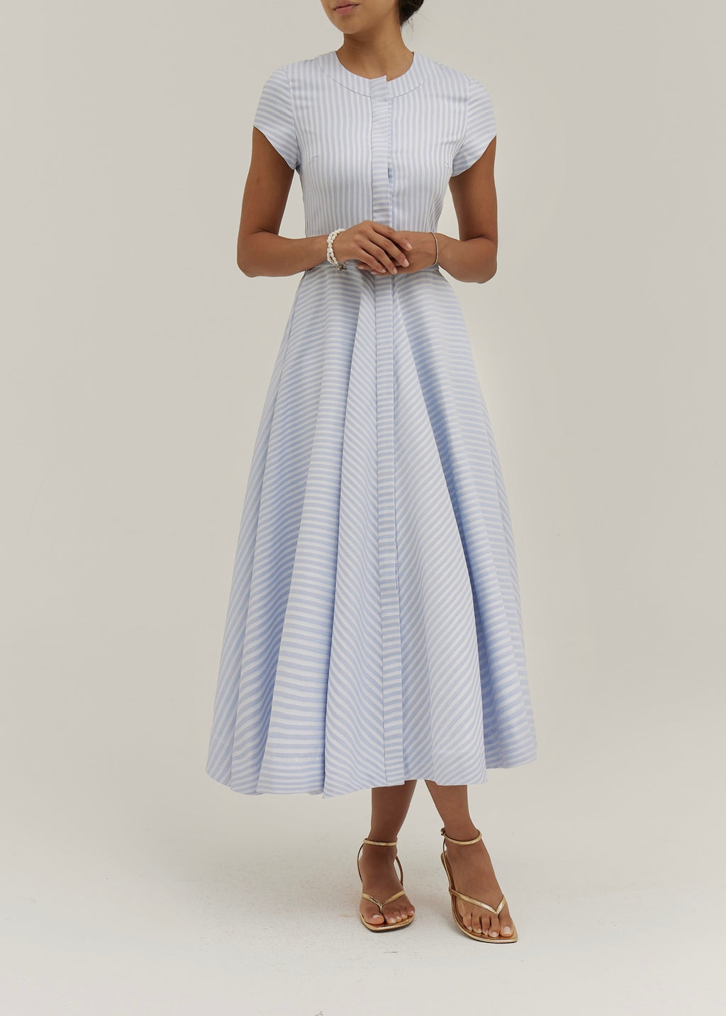 Leilani Stripe Dream Dress | Pastel Blue