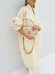 Greta Oversized Cosy Maxi Cardigan Vita Grace