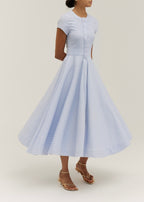 Leilani Stripe Dream Dress | Pastel Blue
