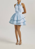 Cassella Tiered Elevate Dress | Blue/Navy