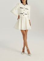 Erica Sequin Jacket | White