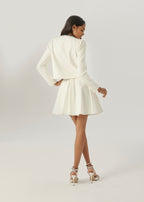 Erica Sequin Jacket | White