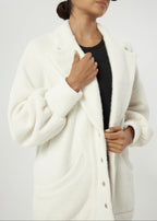 Renna Knitted Cardigan Coat | Ivory