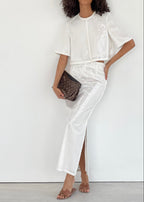 Lana Summer Sequinned Pencil Skirt