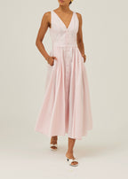Kesha Stripe Icon Day Dress | Pink/White