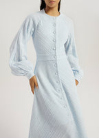 Ashlyn Soft Knit Dress | Pastel Blue