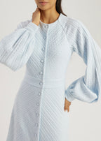 Ashlyn Soft Knit Dress | Pastel Blue