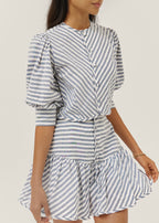 Laney Stripe Resort Skort | Navy/White