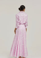Palm Beach Printed Shirt | Pastel Mauve
