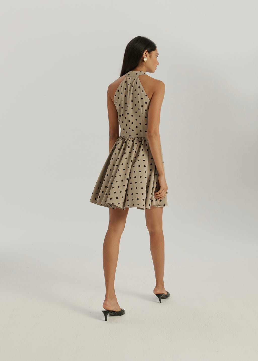 Hoxton Polka Dream Dress | Olive
