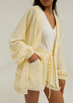 Coco Striped Knit Shorts | Lemonade