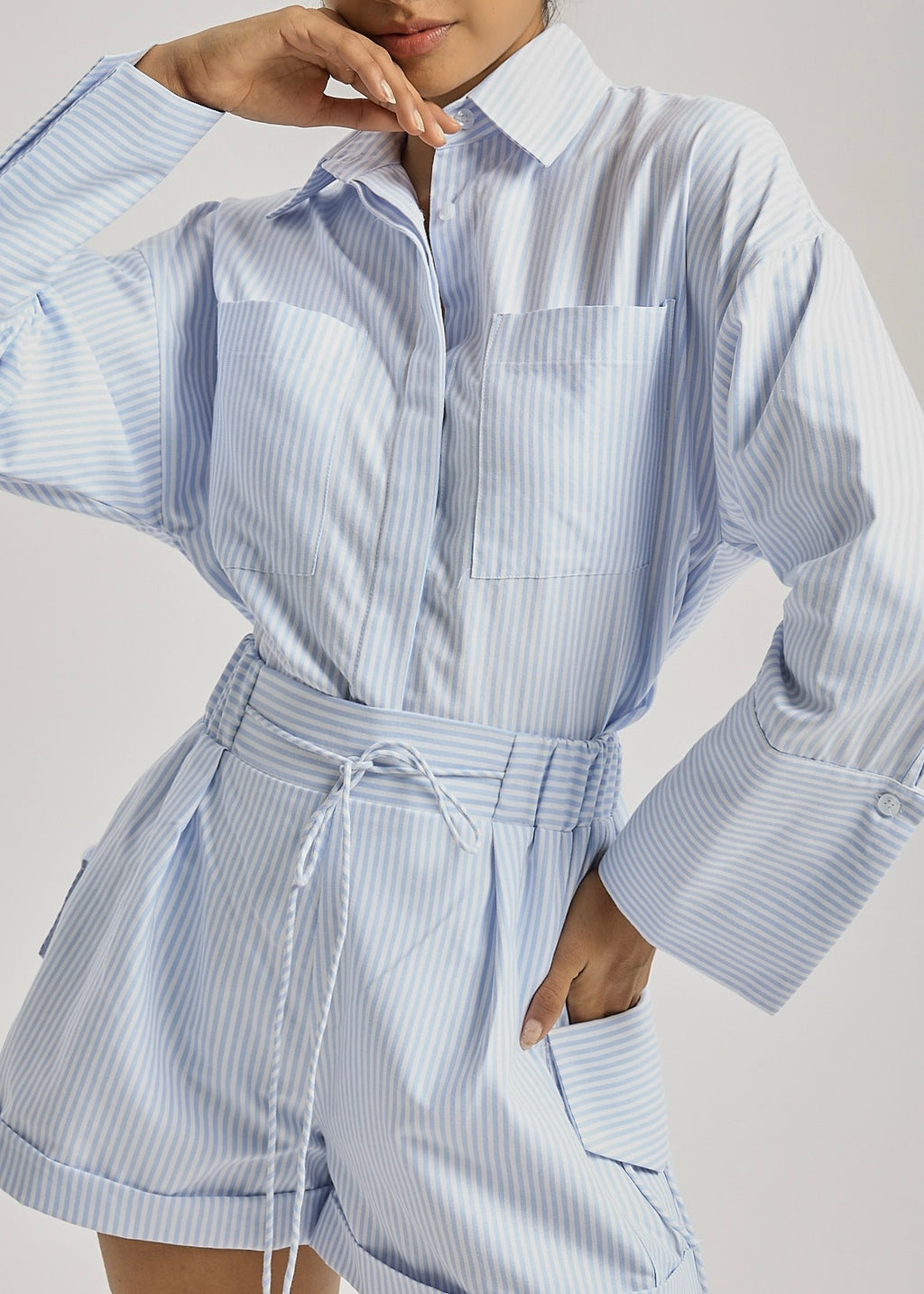 Portofino Stripe Shirt | Blue/White