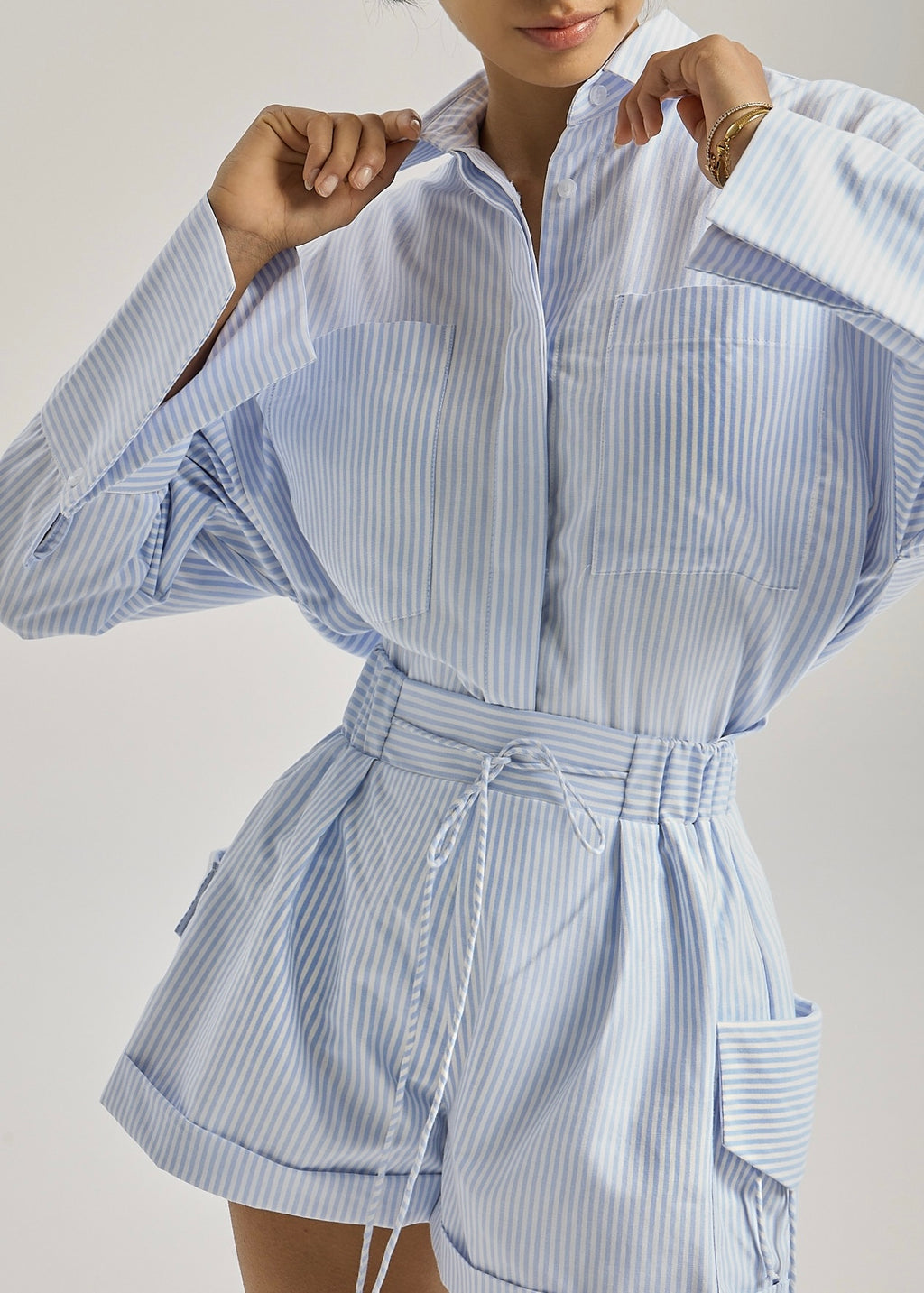 Portofino Stripe Shirt | Blue/White