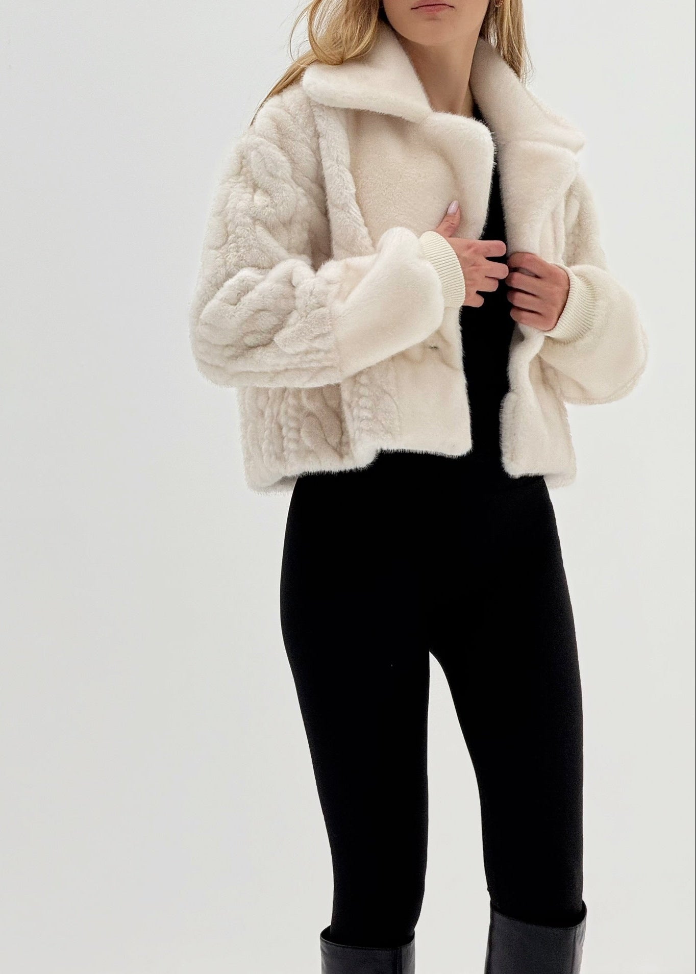 Belgravia Luxe Fur Coat | Winter Latte