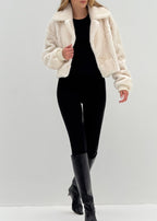 Belgravia Luxe Fur Coat | Winter Latte