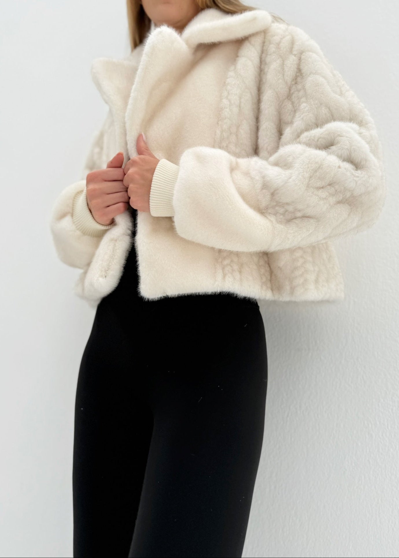 Belgravia Luxe Fur Coat | Winter Latte