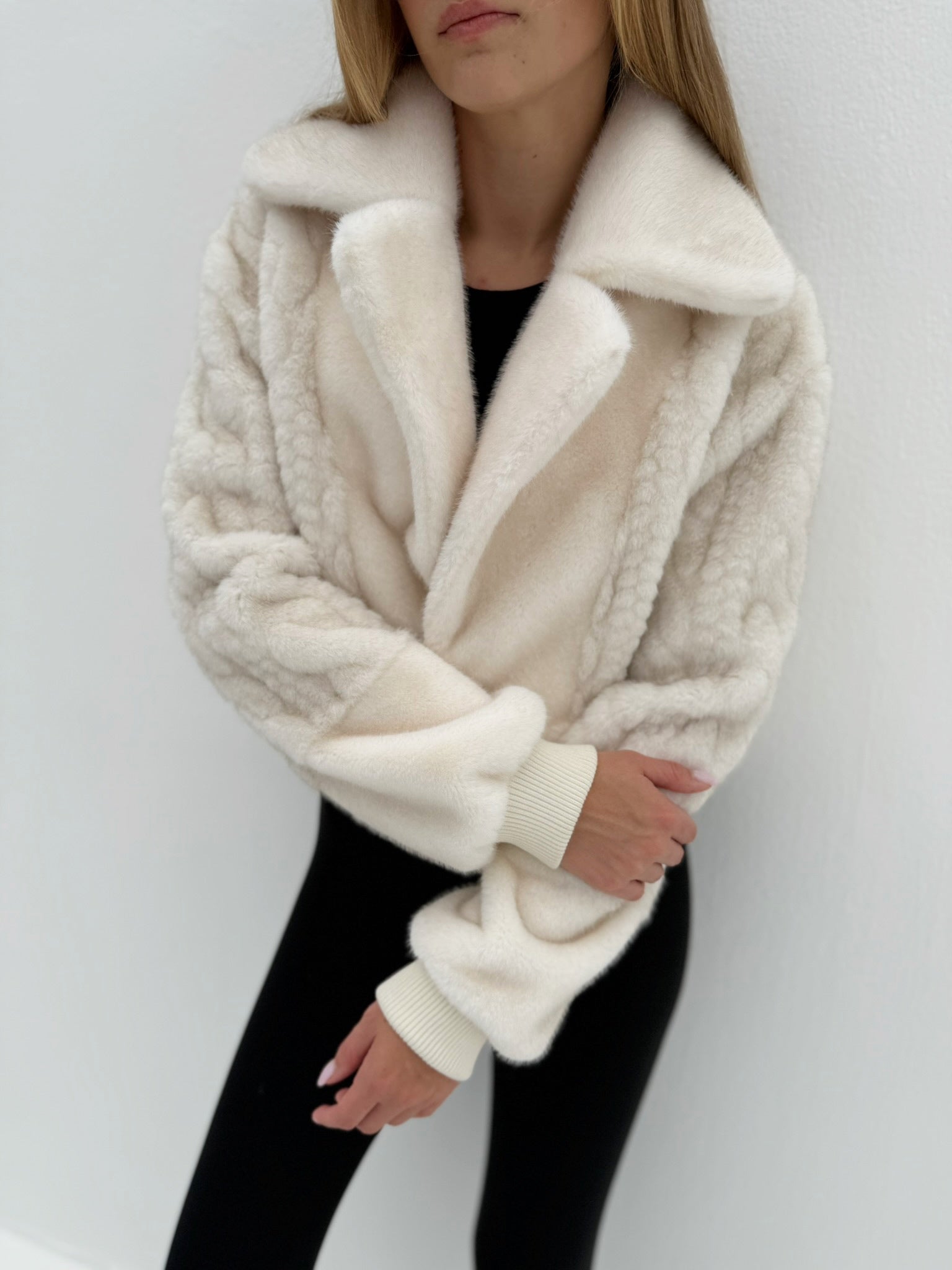Belgravia Luxe Fur Coat | Winter Latte