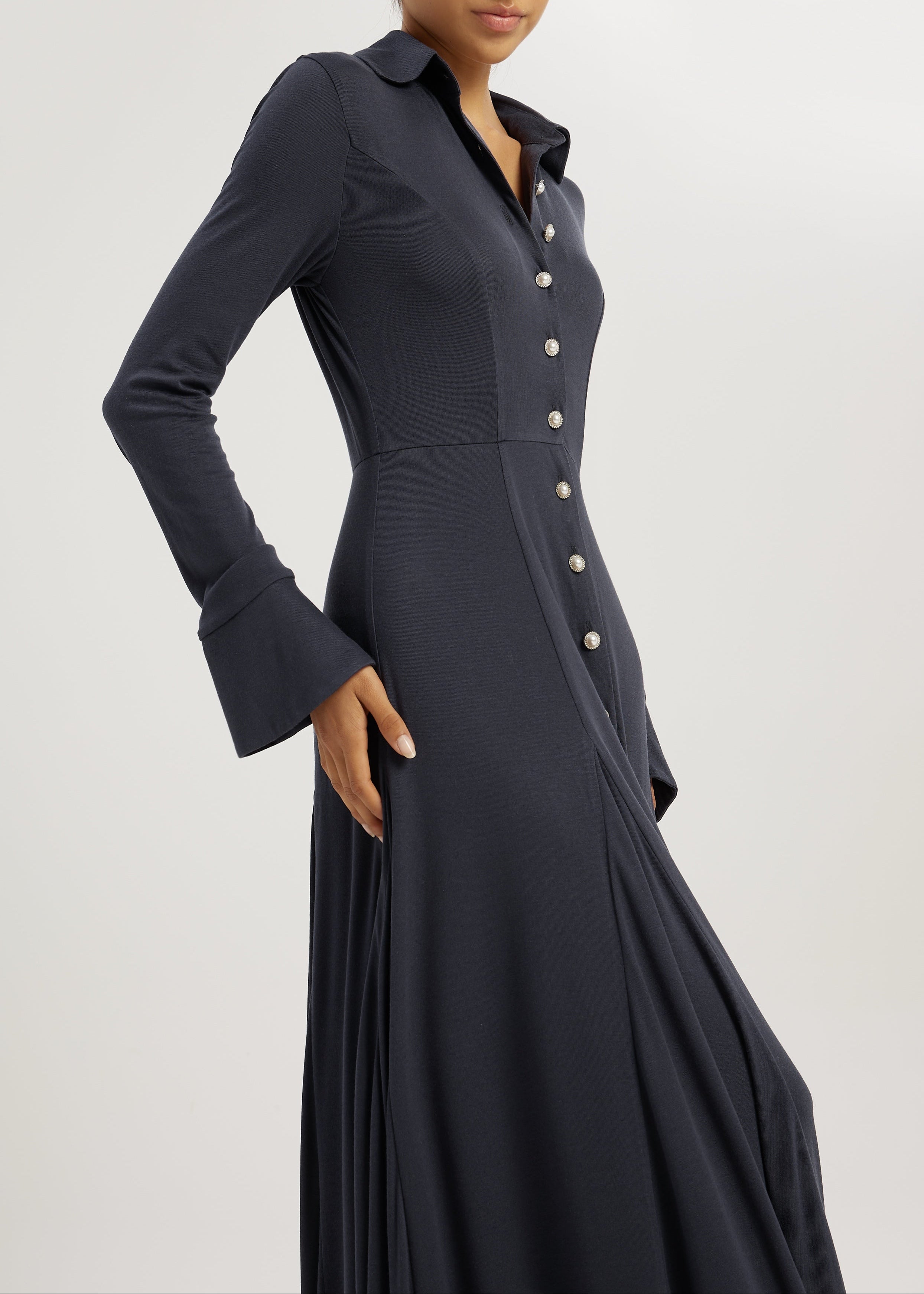 Jace Jersey Icon Dress | Navy